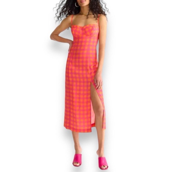 $248 J. Crew gingham collection invite dress. Size 12. New with tags. - Picture 1 of 4